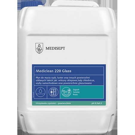 MEDICLEAN 220 GLASS 5L PŁYN DO SZYB